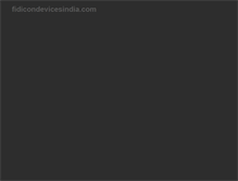 Tablet Screenshot of fidicondevicesindia.com